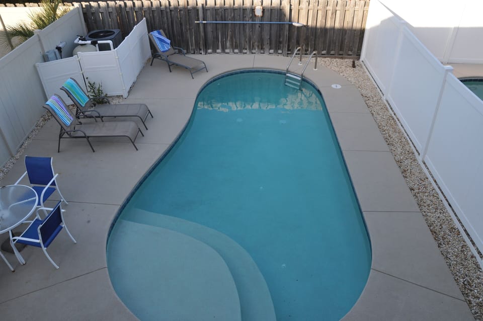 Your PRIVATE pool in the fenced backyard - not shared with anyone else!