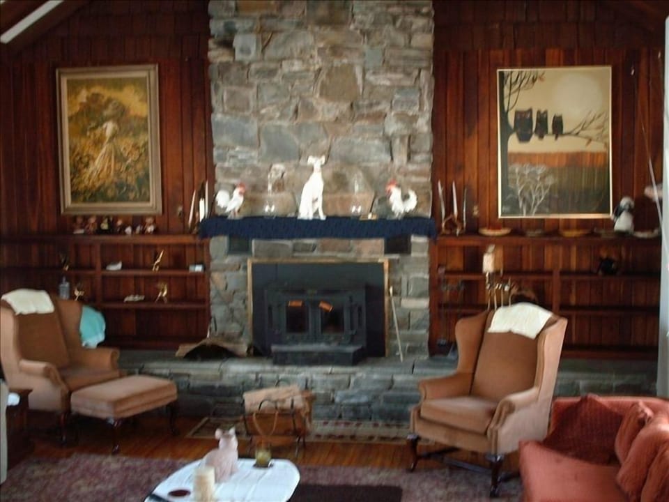 Grand Fireplace Room (with pull out queen sofa bed and Woodstove)