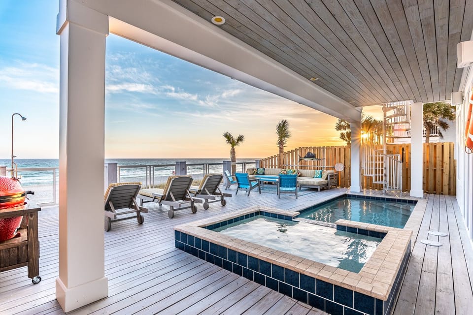 Fully Furnished Pool Deck