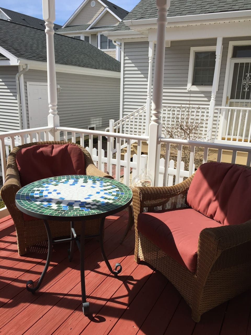 Sitting area on Back Porch