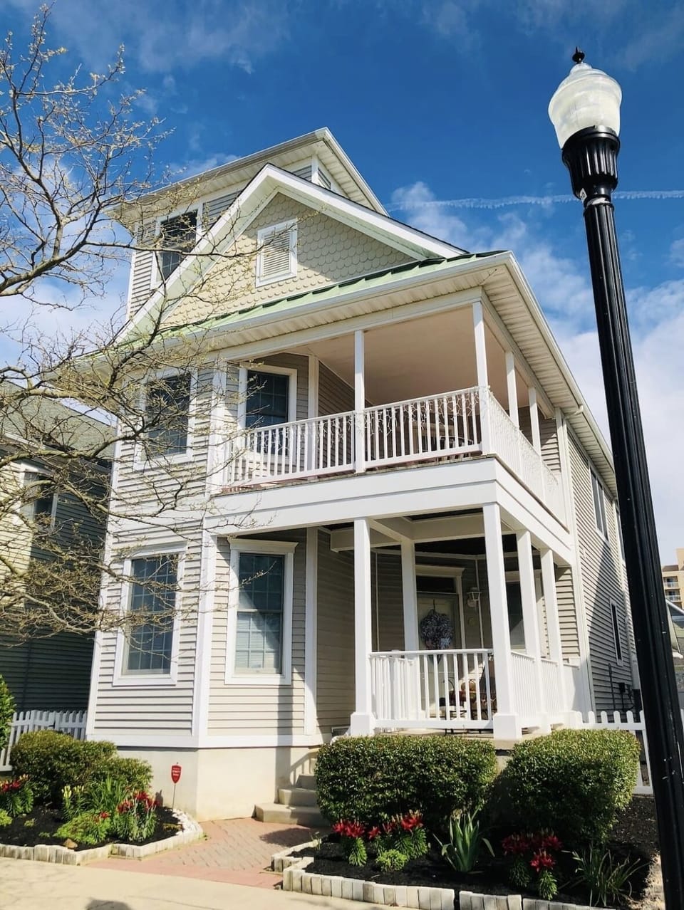 Our lovely home literally steps away from the beach!