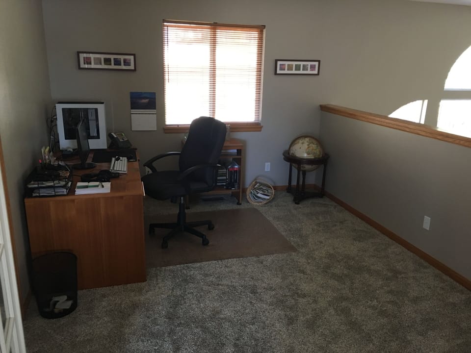 Office -- extra room (no bed, but floor or pack-play)