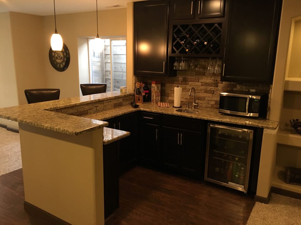 Basement mini-kitchen