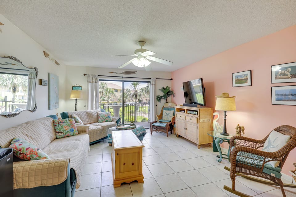 St. Augustine Vacation Rental | 2BR | 2.5BA | 1,150 Sq Ft | Stairs Required
