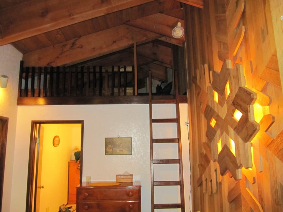 Left loft at top of stairway