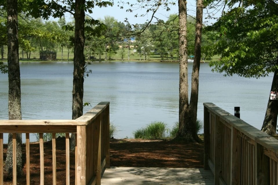 View from Observation Deck at the private beach