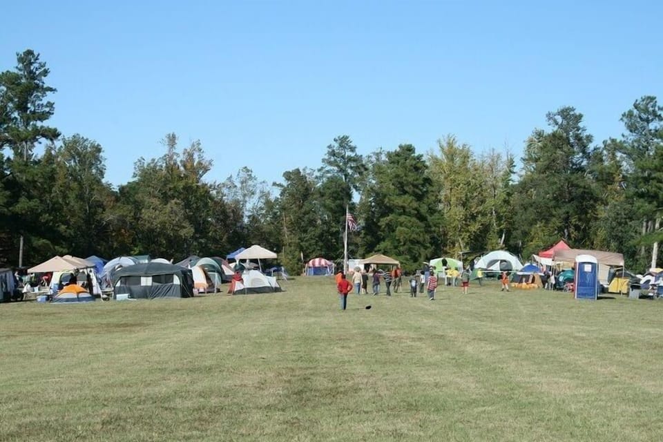 CUB SCOUT JAMBOREE - field of tents!