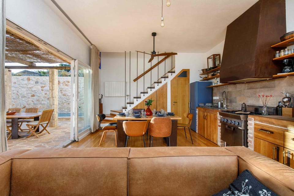 ground floor with stairs for the first floor