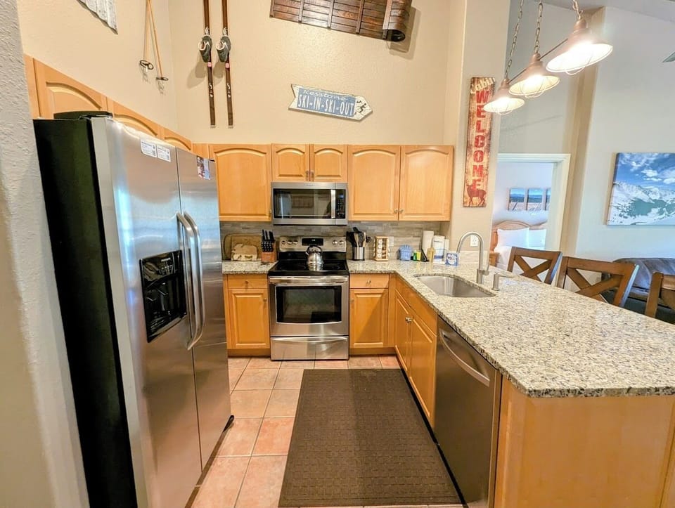 Fully equipped kitchen