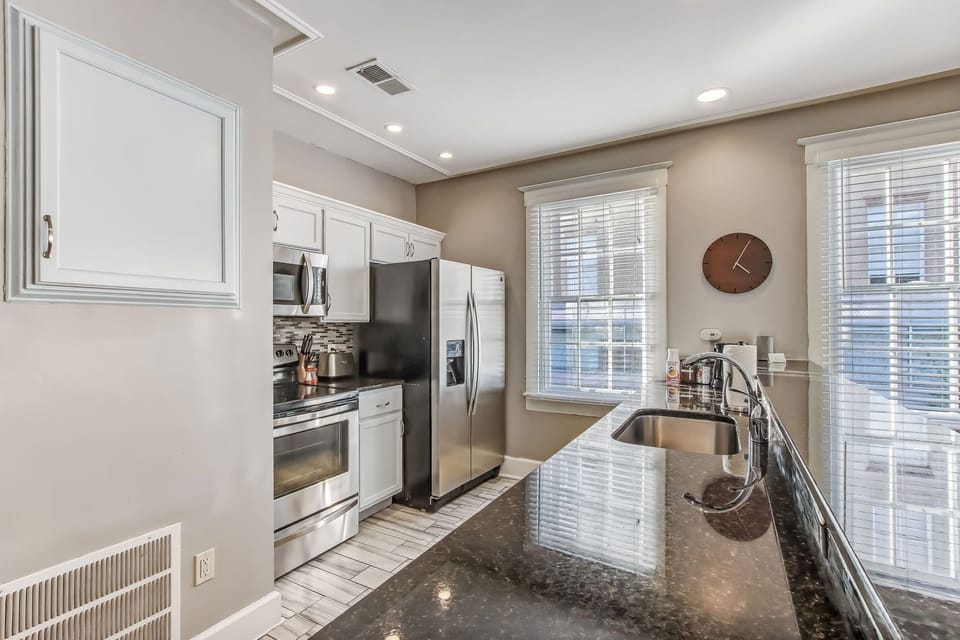 Lots of counter space to get meals ready.