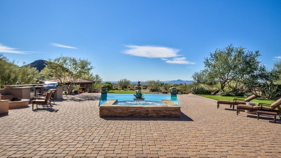 Pool deck area.