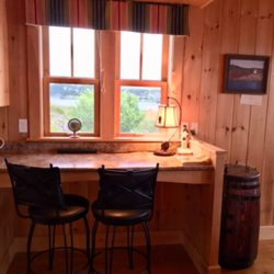 A spot to gaze out as you attend to business "from away"!