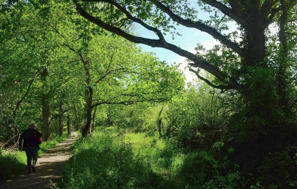 The historic Templar Way runs a few yards away from the property