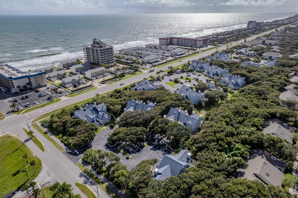 Aerial view of Sun Beach Club.