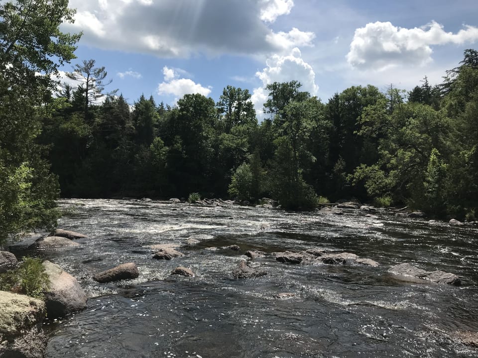Fox river - 10 miles away, popular for rafting