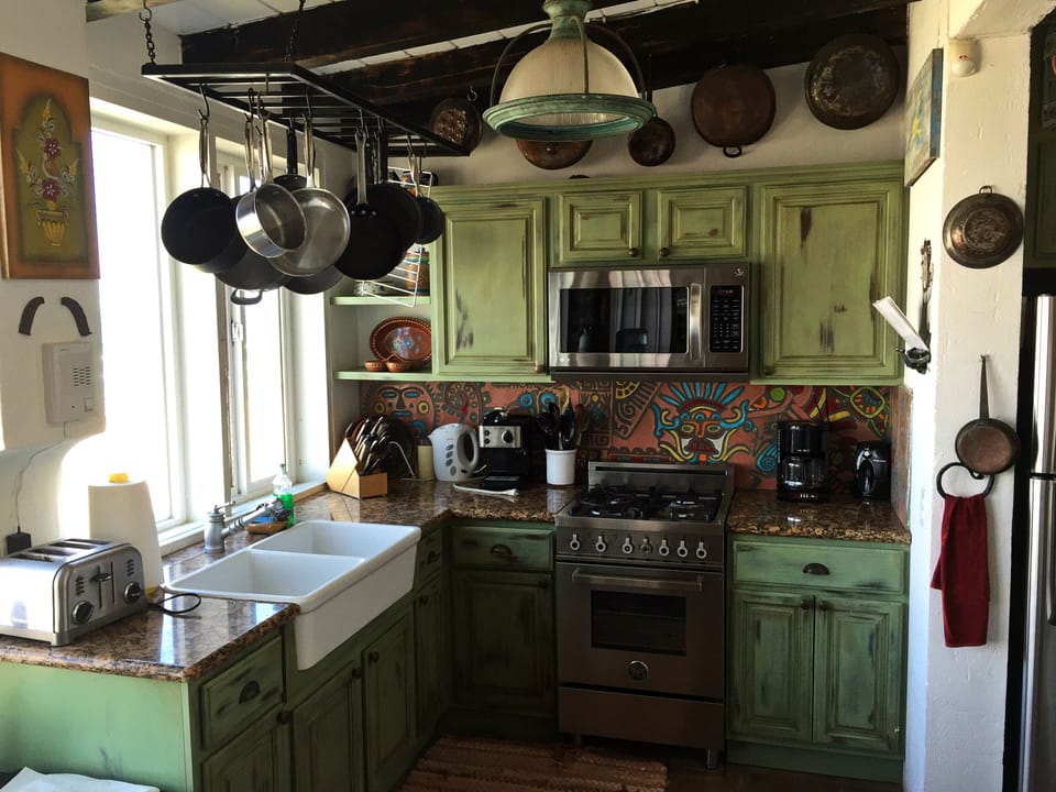 Make a relaxing dinner in our kitchen while staring at the ocean.