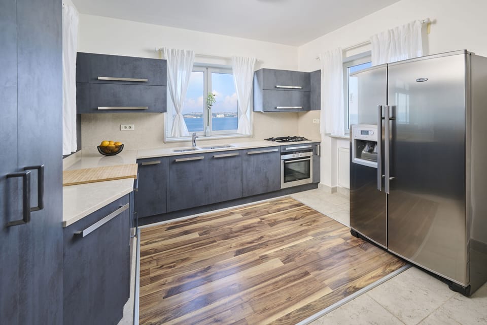 Kitchen With Sea View