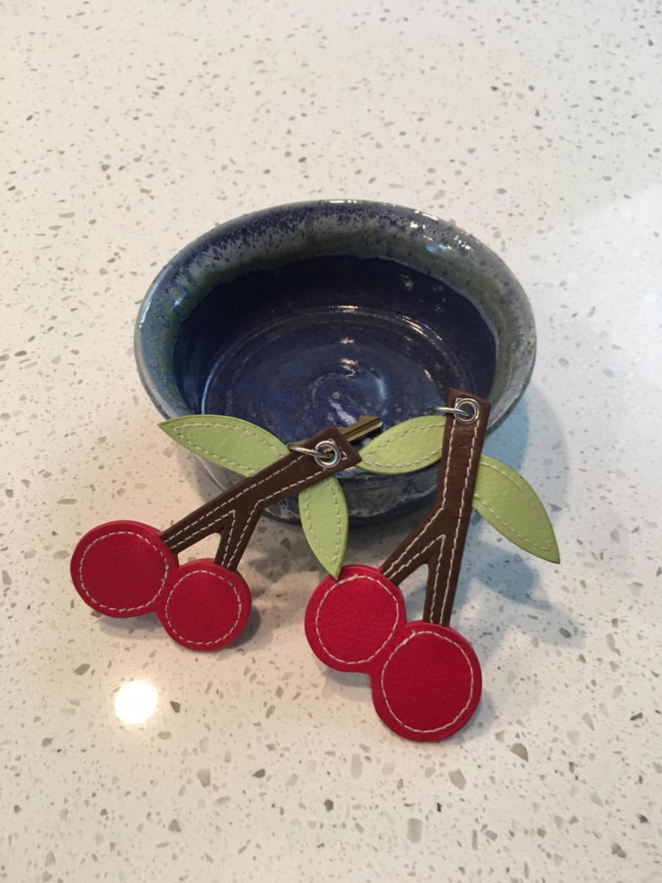 Bowl full of cherries! Keys for the unit.