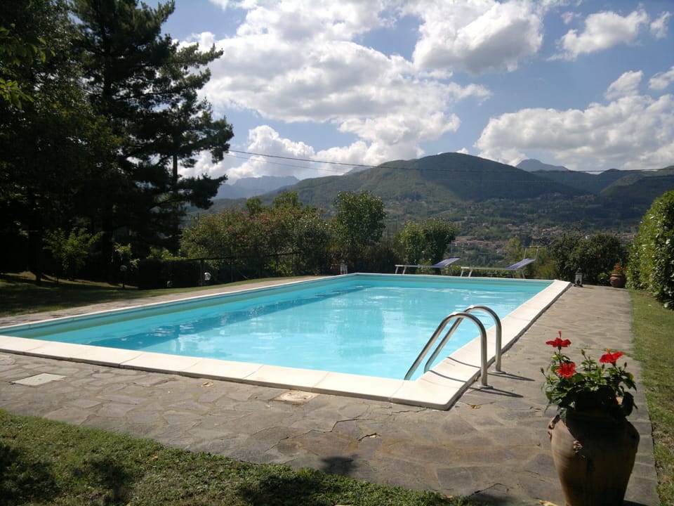 Large private pool 