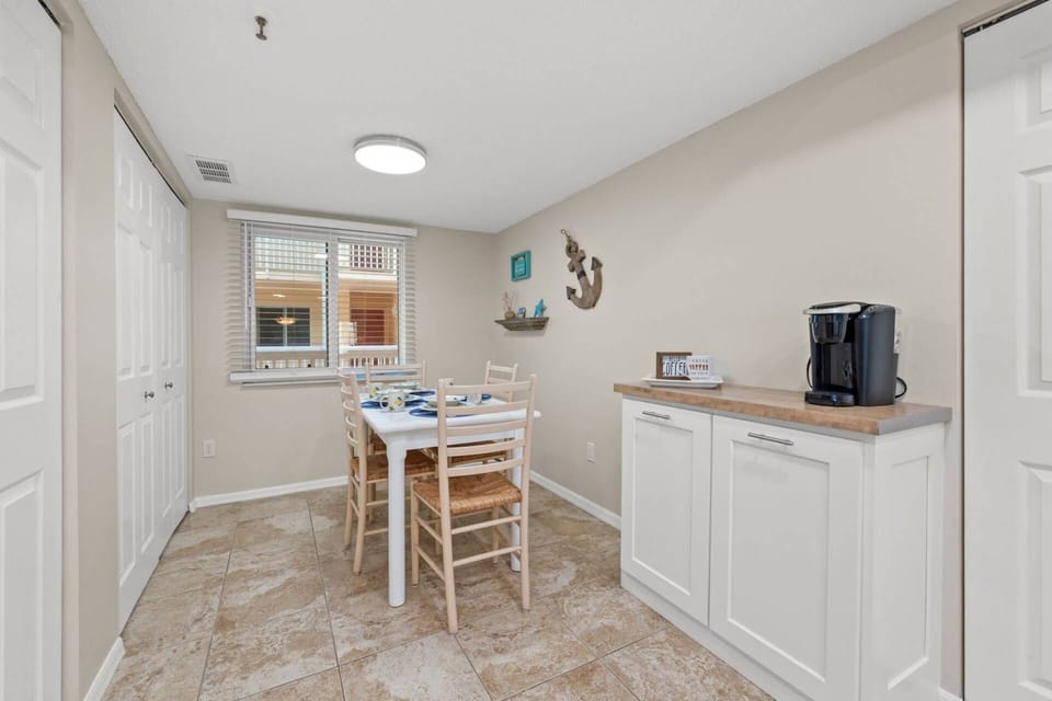Additional Dining Space in the Kitchen with a Coffee Bar