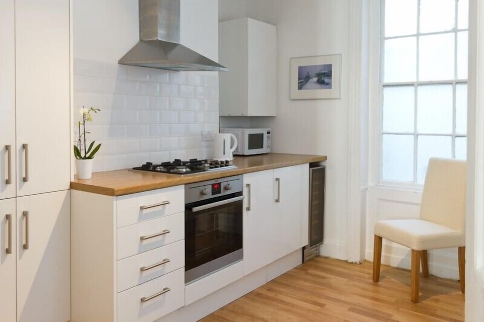 The kitchen is large and well equipped for group catering with 2 large ovens etc