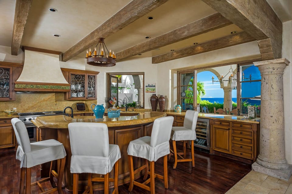 Sharpen your culinary skills in the spacious kitchen with all the modern appliances you need to create a 5-star meal!