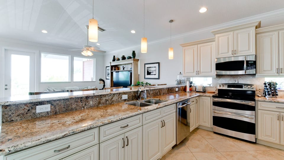 Plenty of counter space 