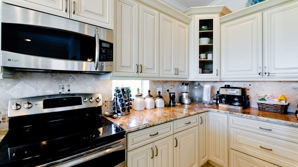 Plenty of cabinets  