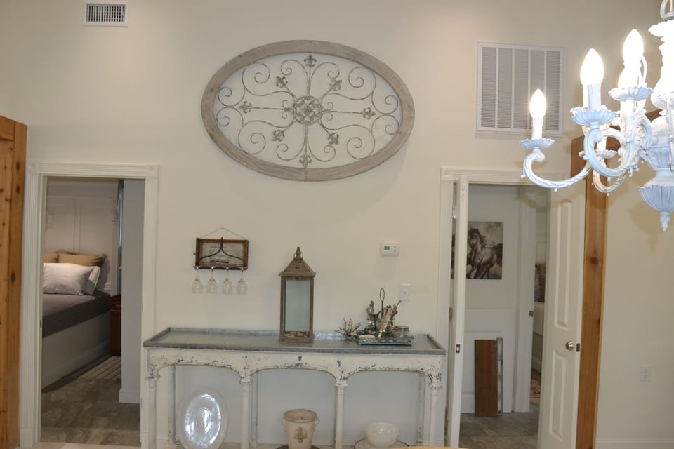 Opposite Dining Table - Buffet & Bedroom Entrances