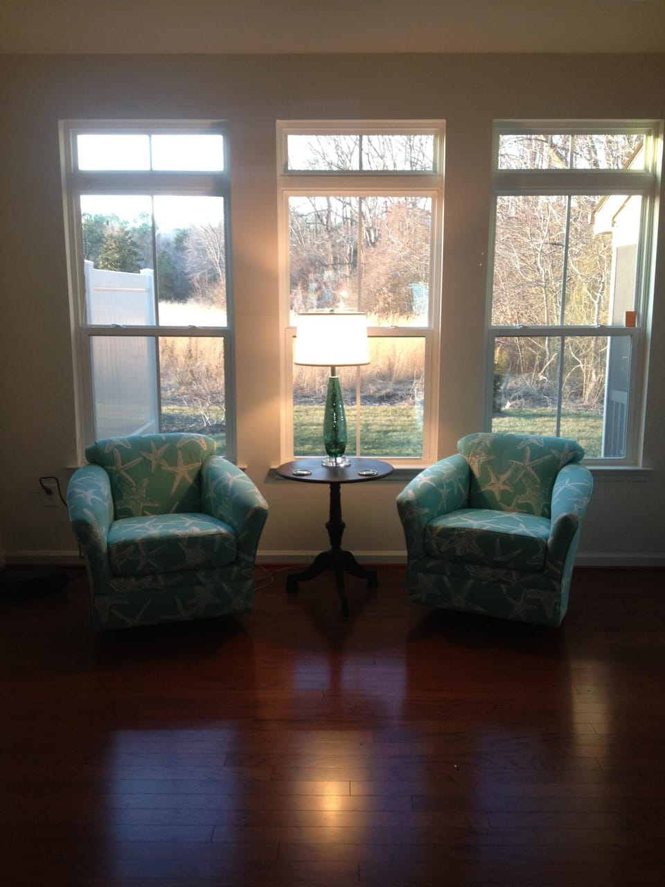 Sunroom leads to the screened porch and outside backyard 