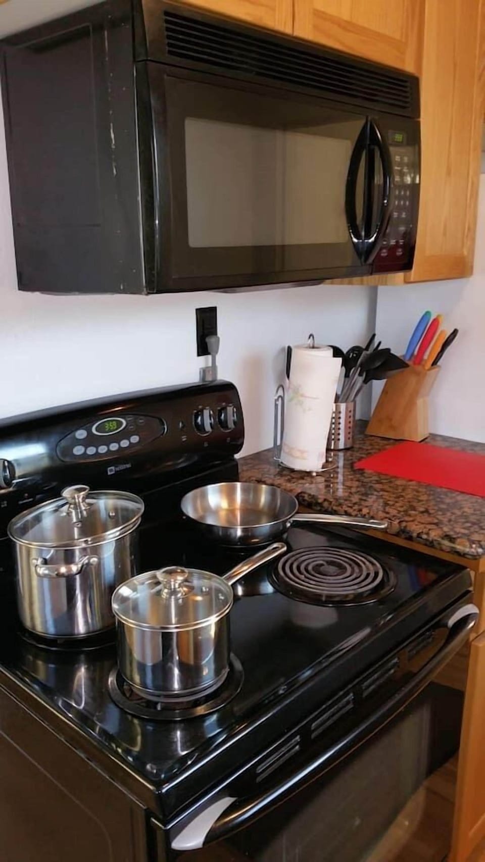 Microwave & Self-Cleaning Range