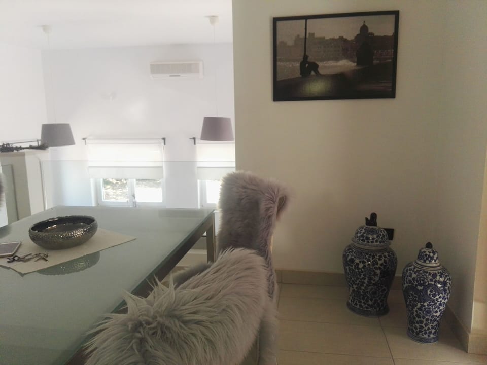 Dining room with a Calligaris table 