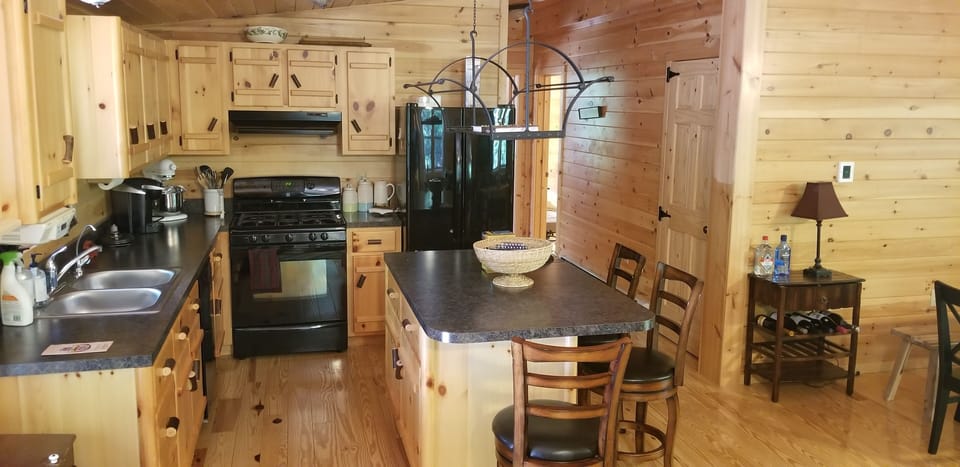 Kitchen with newer appliances