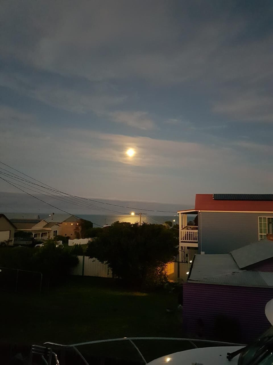 MOONRISE OVER PORTLAND BAY