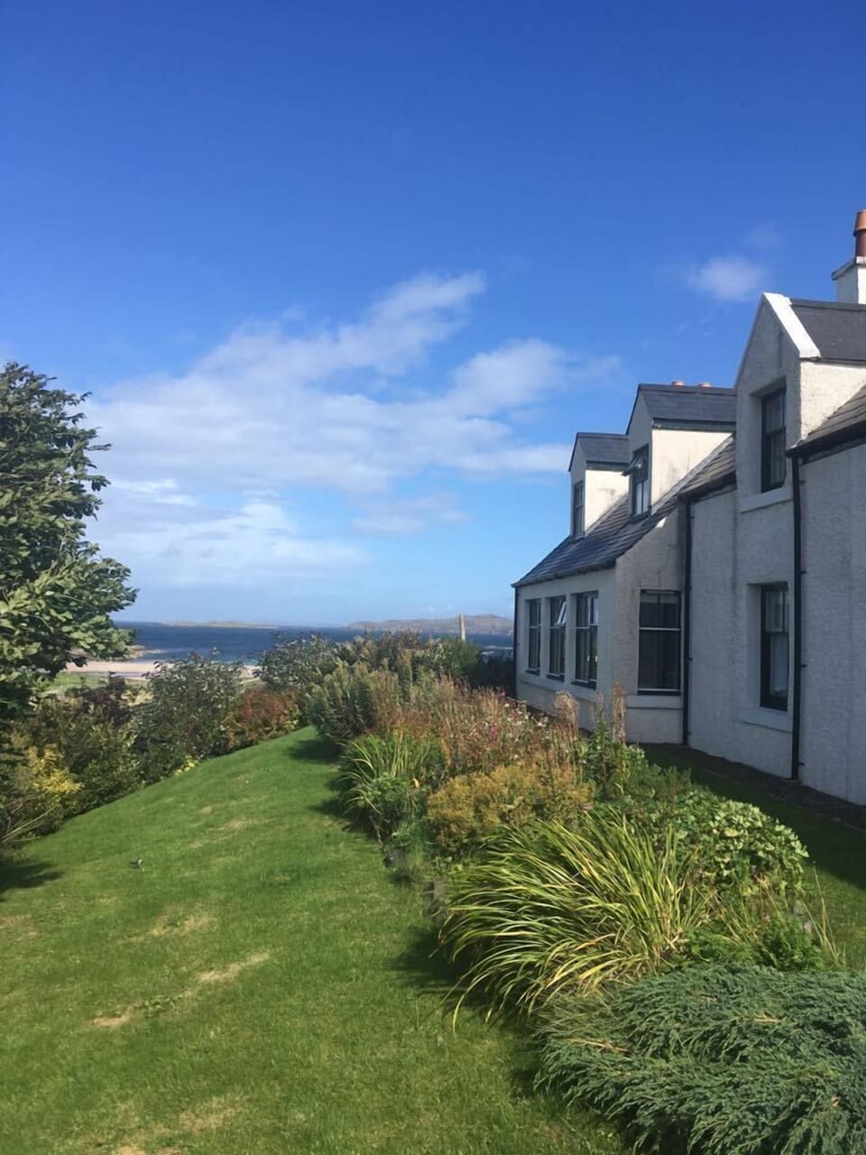 Front of the house looking North to the beach