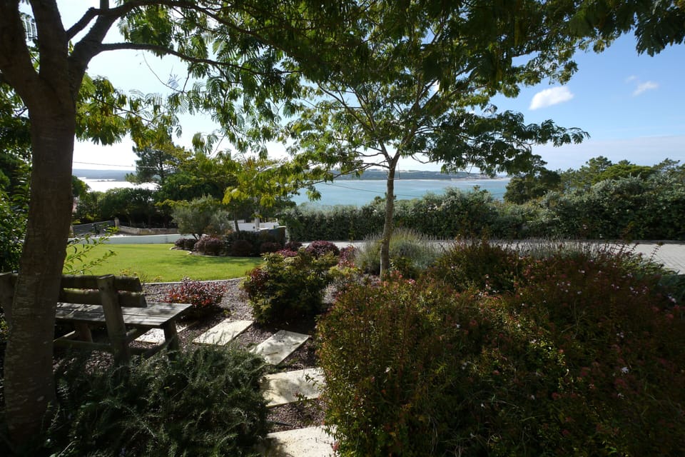 Peaceful haven at front of property
