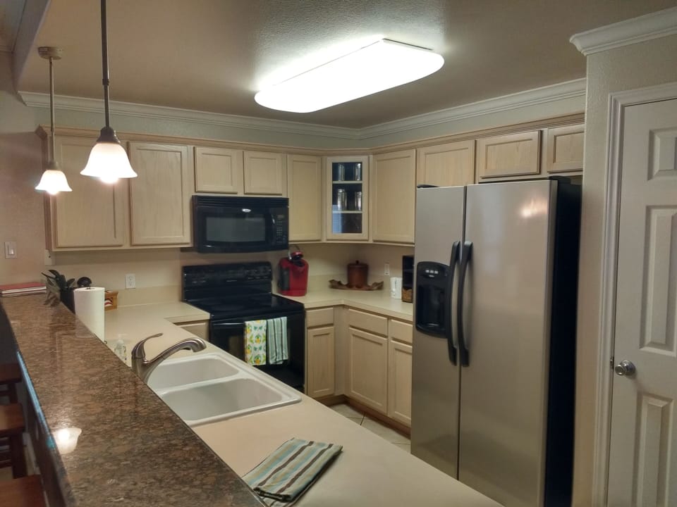 Kitchen view from living room