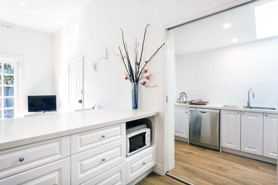 Kitchen area and butlers kitchen