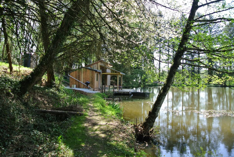 Approaching the cabin