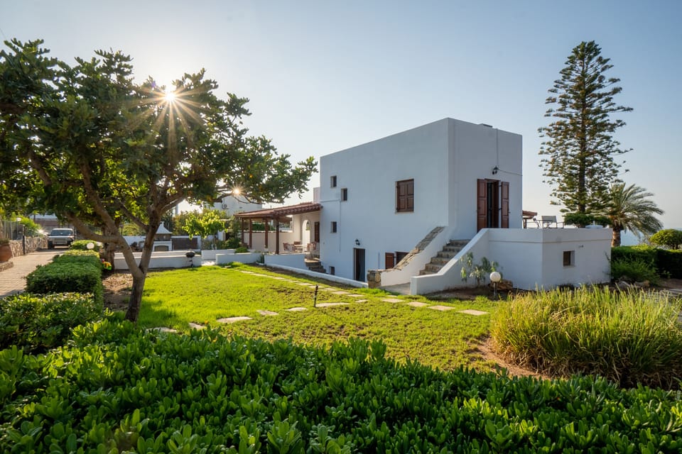 View of the Villa  from the parking