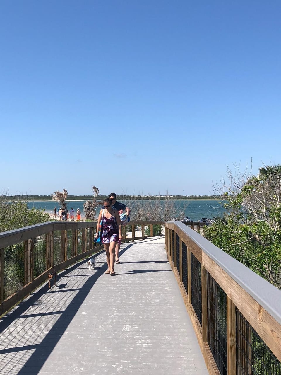 New Boardwalk to Dog Beach at Inlet Park.