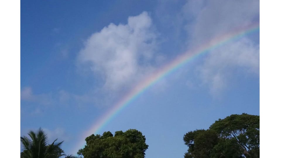 Pride in a Barbados sky. Our vacation home is LGBT friendly