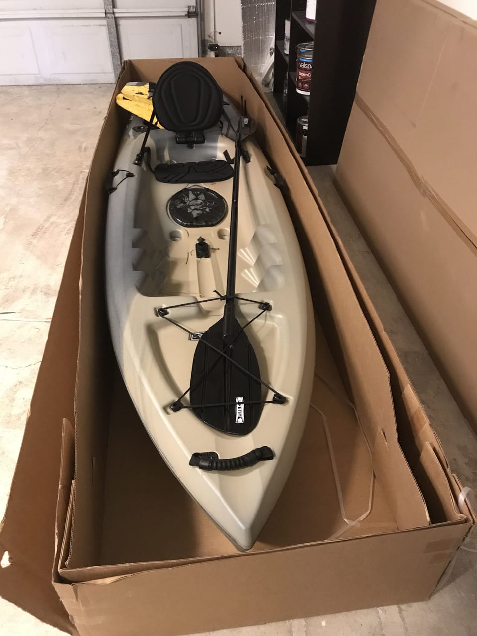Kayak is available for use free of charge 