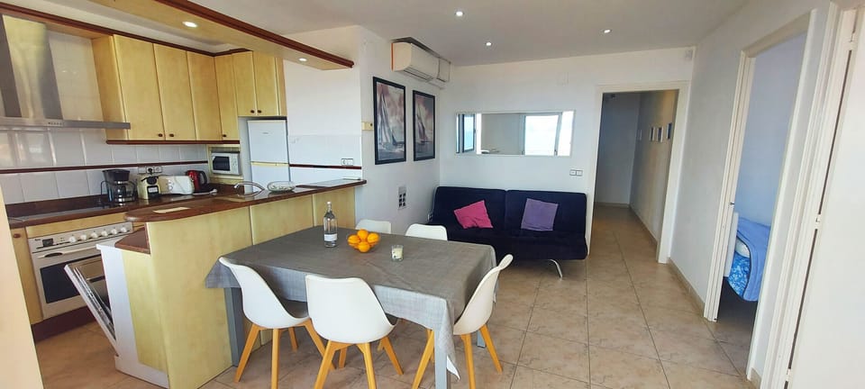 View of the living room with air conditioned