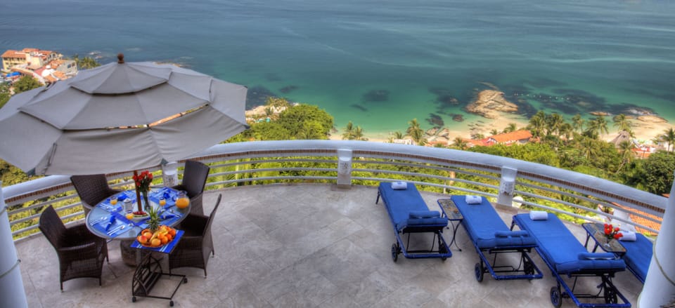 View from the villa