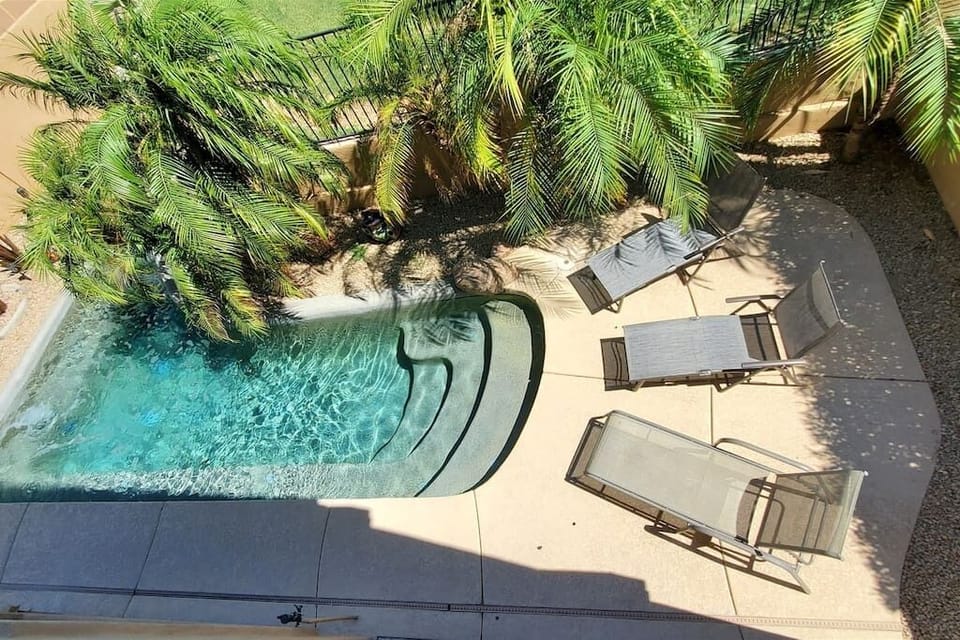 Private backyard pool heating option with a fee