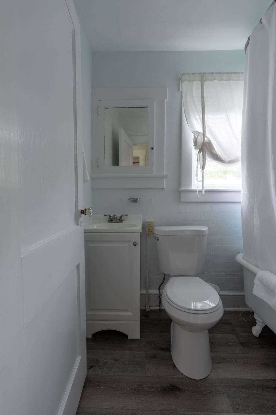 freshly remodeled bathroom