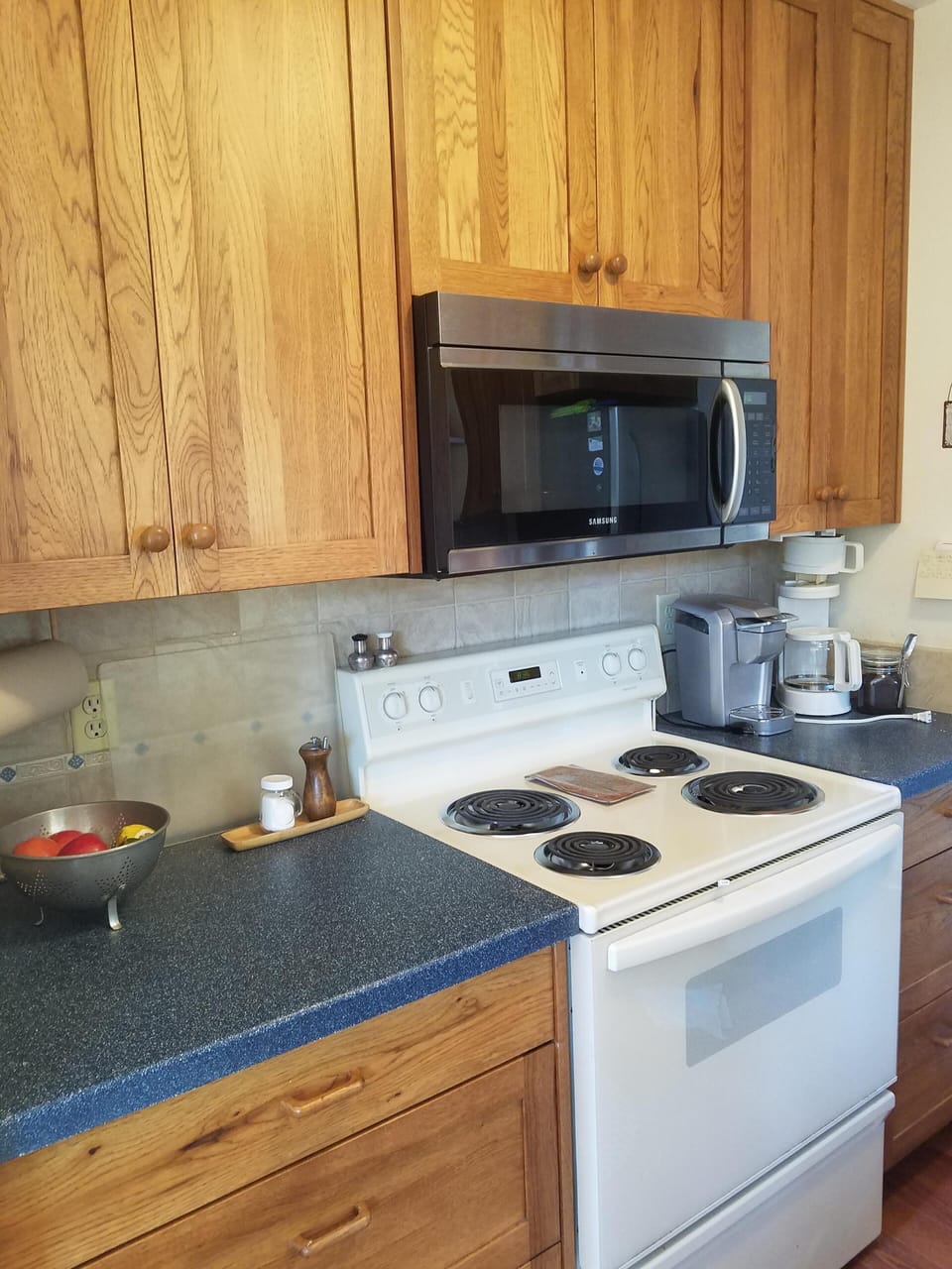 Updated kitchen with amenities and all kitchen essentials.