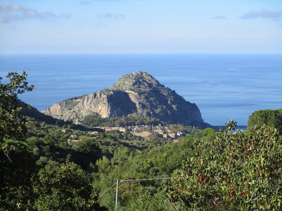 View from villa.