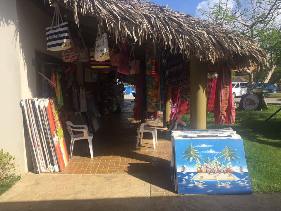 Shops in Plaza walking distance from condo
